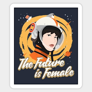 The Future Is Female Sticker